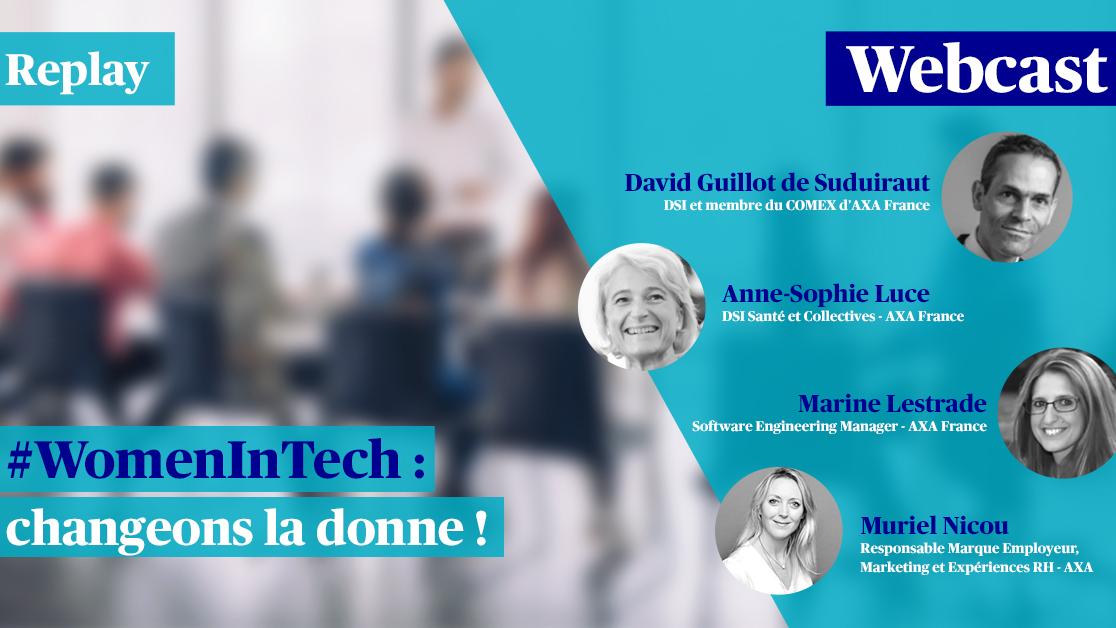 Image d'illustration de l'actualité Replay Webcast - #WomenInTech : changeons la donne !